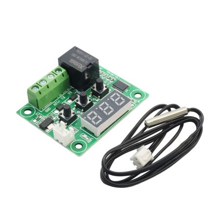 ماژول-ترموستات-دیجیتال-xh-w1209-دارای-نمایشگر-و-کلیدهای-کنترلی
